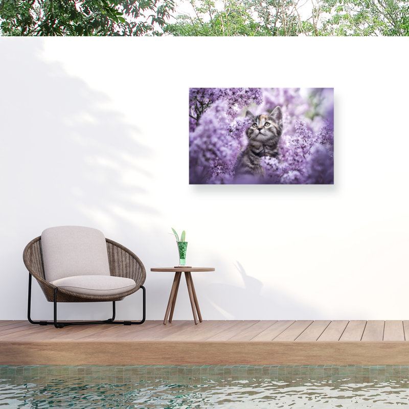 Toile d'extérieur Natalie Grosse Lilac Dreams, 16" H x 24" W
