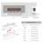 APP RGB Electric Fireplace 3D Water Vapor Fireplace Recessed Multicolour Realistic Atomized Flame,with Water and Remote Control Electric Steam Fireplace Stove(Size: W7.87x H8.27 in)-1376745593-1389246626