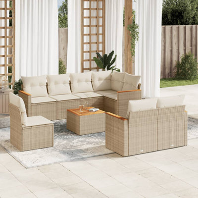 Ensemble de canapé de jardin Vidaxl