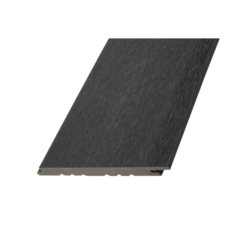 Système de revêtement d'extérieur 101,5 po x 5,5 po, panneau de revêtement composite, système de revêtement mural, résistant aux intempéries et aux rayons UV