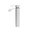Robinet de salle de bain 6 po - Acier inoxydable 304, nickel brossé, fixation sur le comptoir, lavabo décoratif 304, valve à cartouche, look moderne-121638935