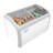 Glass Top Commercial Ice Cream Display Freezer