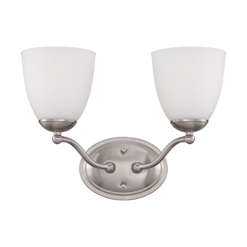 Minidoka 2 - Light Dimmable Vanity Light, Brushed Nickel, A19