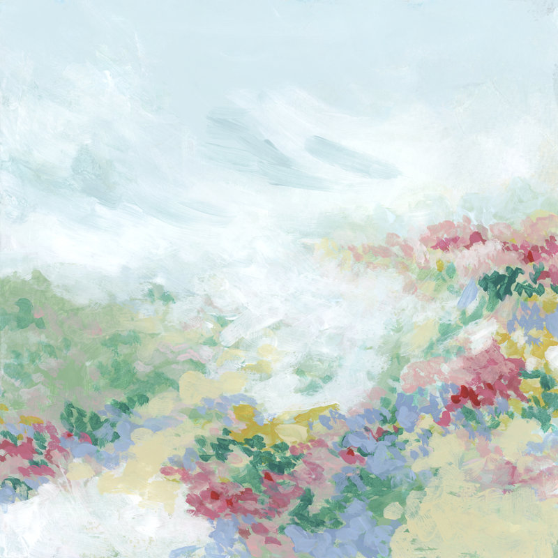 Teagann Windswept Meadow II by June Erica Vess - Wrapped Canvas Print, 30 cm H x 30 cm W
