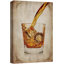 Impression sur toile rétro, rétro, verre à whisky bourbon, verre à vin et champagne-94537111