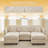 5-piece Modular Sectional Sofa With 2 Ottomans-180637845
