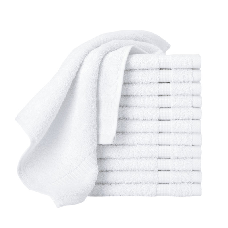 Essuie-mains Agathon 100% coton, Blanc