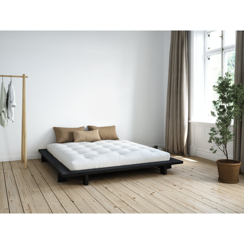 Japan Bed Frame, FSC certified pine wood, Made in Europe, Scandinavian Design, choose your size and color, Super King (6')
