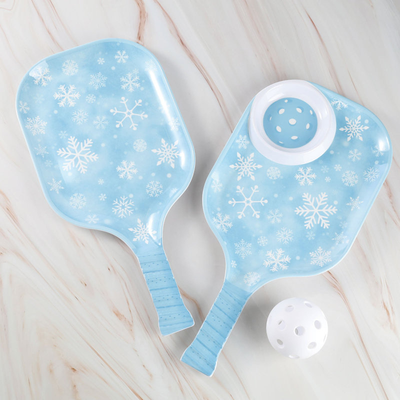 15 3/4" Pickleball Paddle Tray S2, Snowflake