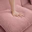 Repose-pieds Martha Velours côtelé - Rose-1409768134