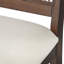 Chaise d'appoint Bowlin en velours brun cannelle / beige