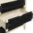 Hand - Woven Rope Decor 3 Drawer Storage Cabinet With Adjustable Shelves For Entryway, Modern Product Style, Natural Main Color, Particle Board + Material, Waterproof Surface Protection Decorated