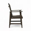 Ensemble de 2 chaises de salle à manger d'extérieur résistantes aux intempéries en bois d'acacia-2132374621