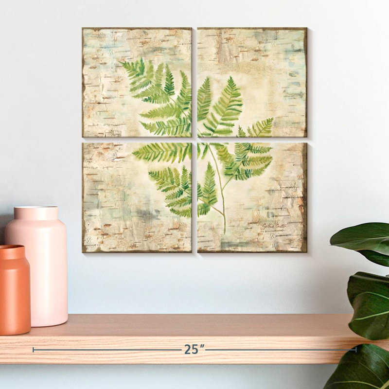 Harnek Birch Bark Ferns II, H 18 po x l 18 po