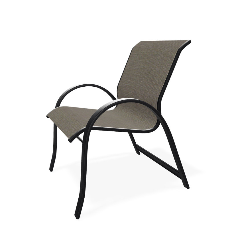Fauteuil de salle à manger empilable Hiraku, Désert