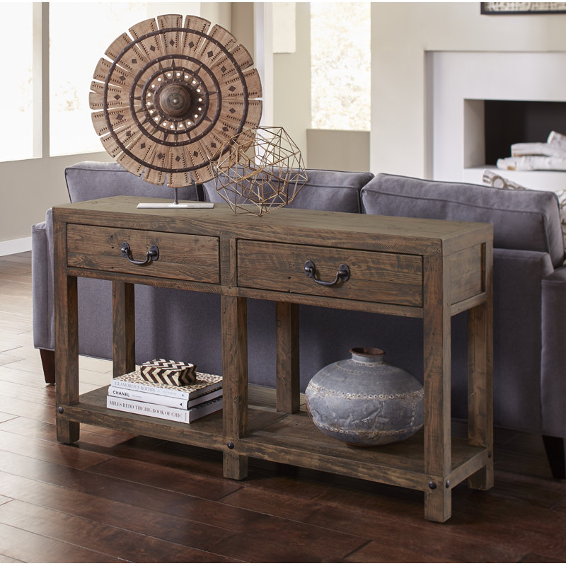 Alexandra 55'' Solid Wood Console Table