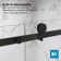 Kw03 60 In. W X 76 In. H Single Sliding Frameless Shower Door With 3/8 In. Clear Glass