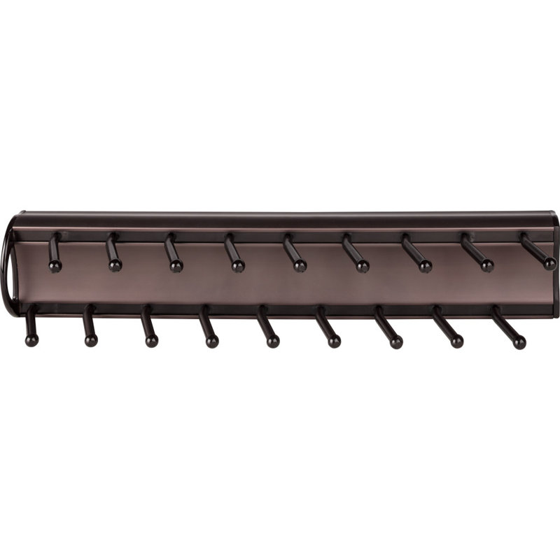 14" Tie Rack, Dark Bronze