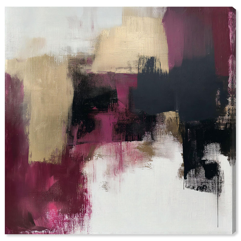 Décoration murale élégante Golden Dusk I par Art Remedy, 30" H x 30" W, Toile tendue, Frameless Painting