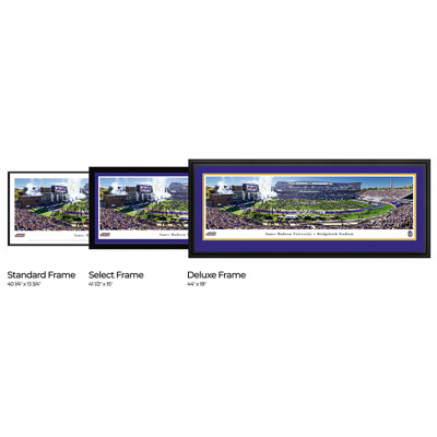 James Madison Dukes Football - Deluxe Frame