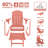4-in-1 Multifunctional Folding Adirondack Rocking Chair with Retractable Ottoman-1731022374
