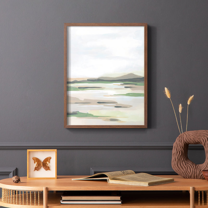 Reproduction encadrée Mesa Verde II - bois massif, Brun, H 20 po x l 16 po