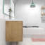 Ensemble de meuble-lavabo mural simple 36 po Attallah-1260742762