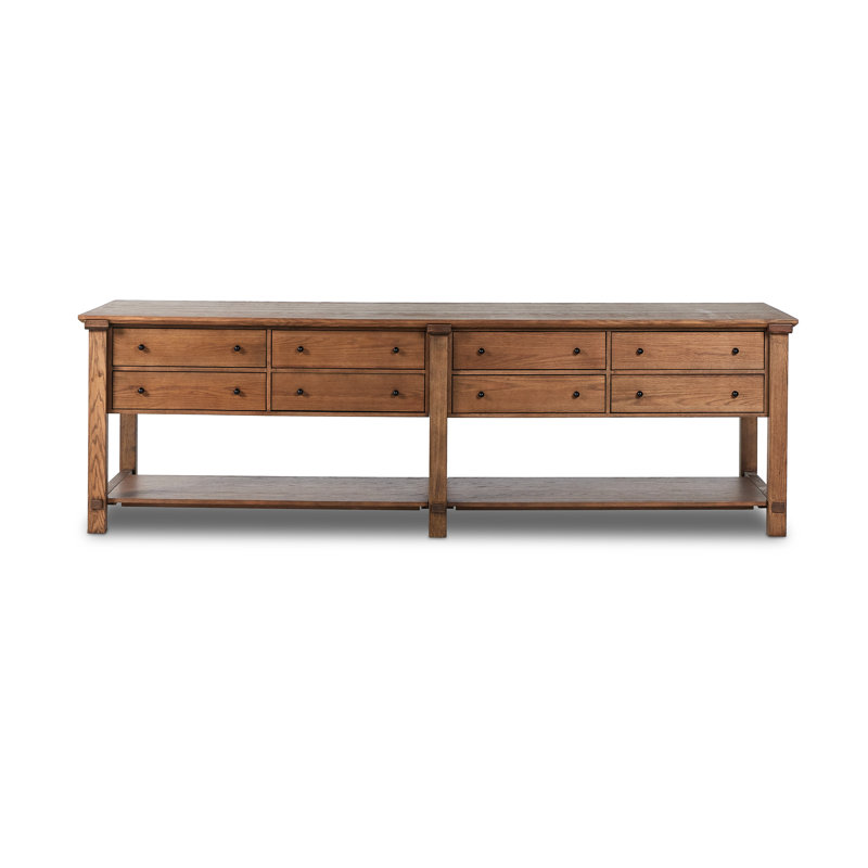 Cascade Kitchen Island, Tan Oak Veneer