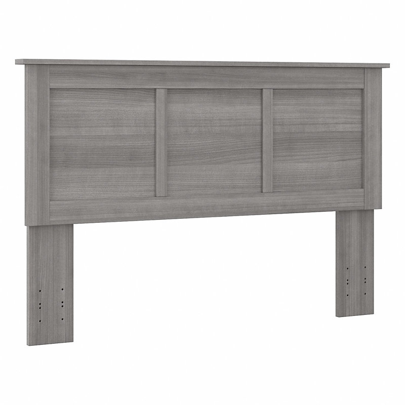 Tête de lit à panneau Laia, Double, Gris platine