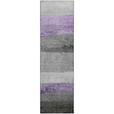 Premium Machine Washable Bennette AMF1883 Stripes Rug