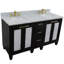 Ensemble de meuble-lavabo double 61 "avec miroir Schreck-104831146
