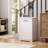 10 Gallons Single White Tilt-out Trash Recycling Cabinet (Not Include Trash Can)