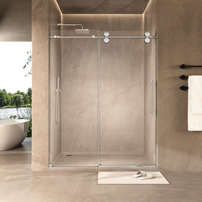 Single Sliding Framless Shower Door