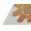 Tapis de zone jaune/orange à motifs-1977006144