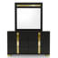Commode 6 tiroirs avec miroir Clemson-108258837