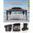 SeeHill Hardtop Gazebo, Outdoor Patio Gazebo, Aluminum Frame Patio Hardtop Gazebos with Netting and Curtain, Outdoor Patio Pergola with Double Steel Roofs for Deck, Lawns, Garden-113380073-113380076