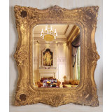 Infinity Rectangle Solid Wood Beveled Mirror
