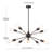Arpita 10 - Light Iron Dimmable Sputnik Sphere Chandelier-1721186137-1713509350
