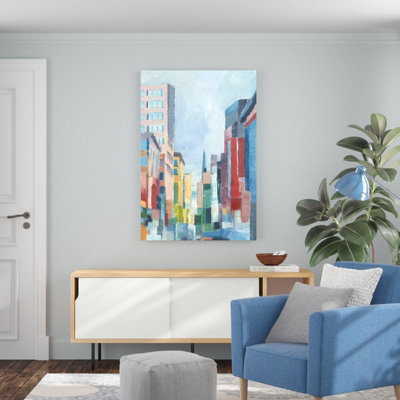 «Uptown Contemporary I» par Ethan Harper - reproduction d'art sur toile tendue