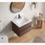 Meuble-lavabo mural avec tiroir à fermeture en douceur sans lavabo pour l'assemblage
