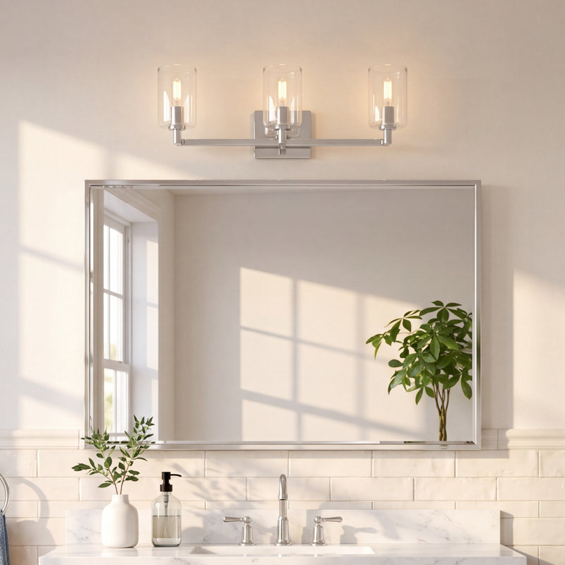 Signe 3 - Light Dimmable Vanity Light, Chrome