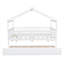 Lit double en bois avec lit gigogne simple-118007752
