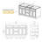 60'' Double Bathroom Vanity Base Only