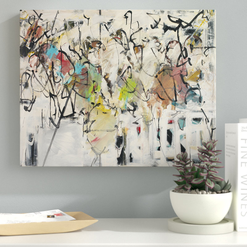 «Abstract IX» par Salvatore Principe, reproduction sur toile, H 16 po x l 20 po, Toile tendue, No Frame