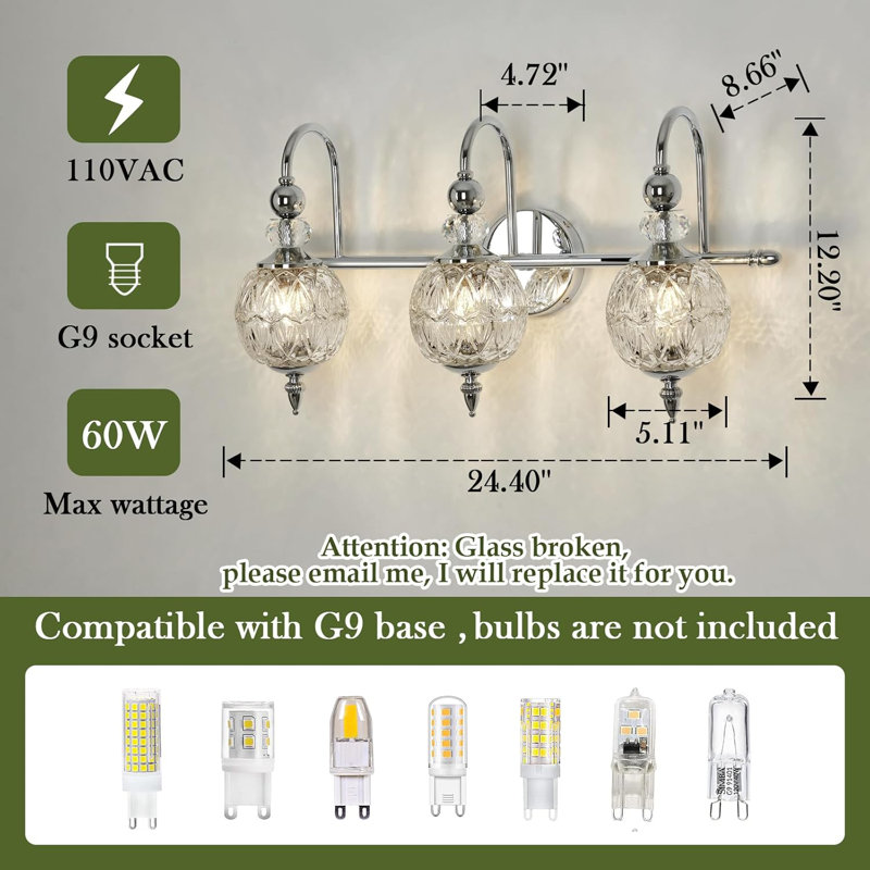 Luminaire de meuble-lavabo Modern