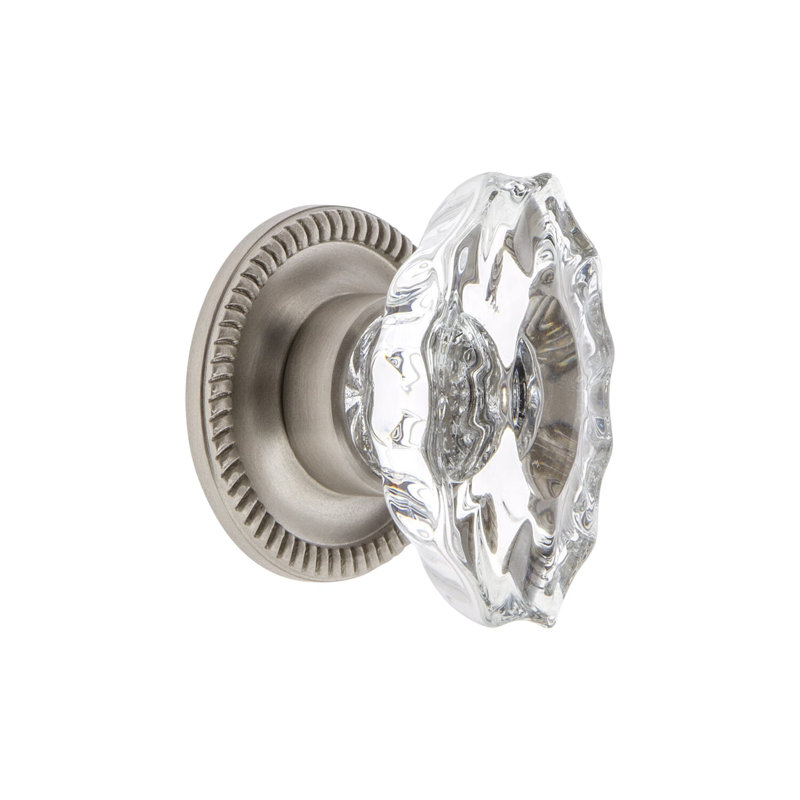 Biarritz Cabinet Knob, Satin Nickel