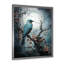«Blue Bird Murmurs In Moonlight II», art mural oiseau-823102386-823102397