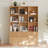 Branigans 3 Pcs 3-Tier Cube Bookshelf Storage Cabinet With Double Drawer And Shelf