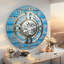Horloge murale 24 po de taille moyenne pour le salon-123169094