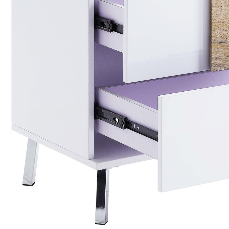 End Table With 2 Drawers